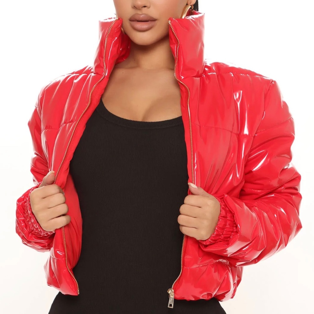 Red Bomber Jacket